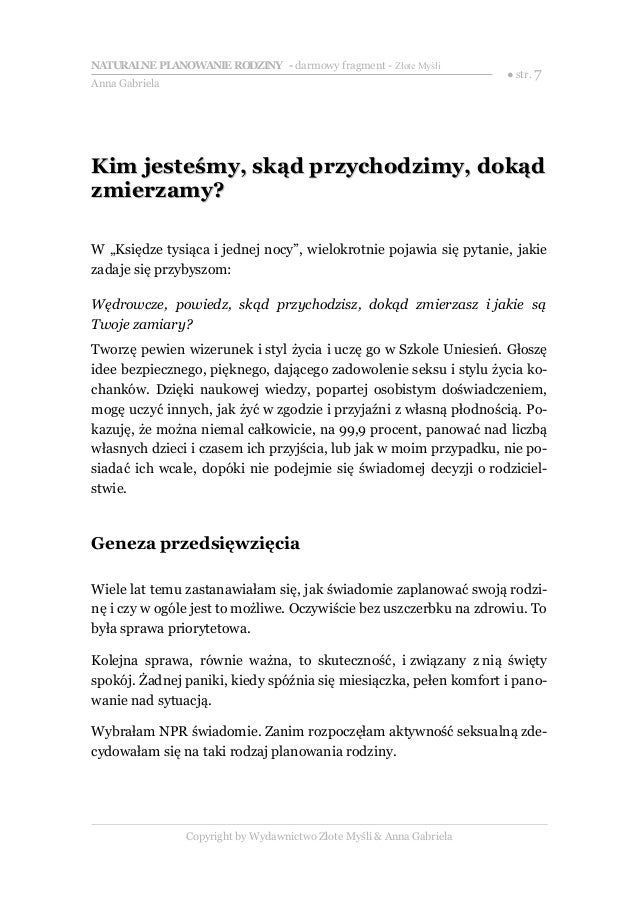 Naturalne planowanie-rodziny pdf darmowy ebook