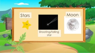 Stars Moon
Shooting/falling
star
 