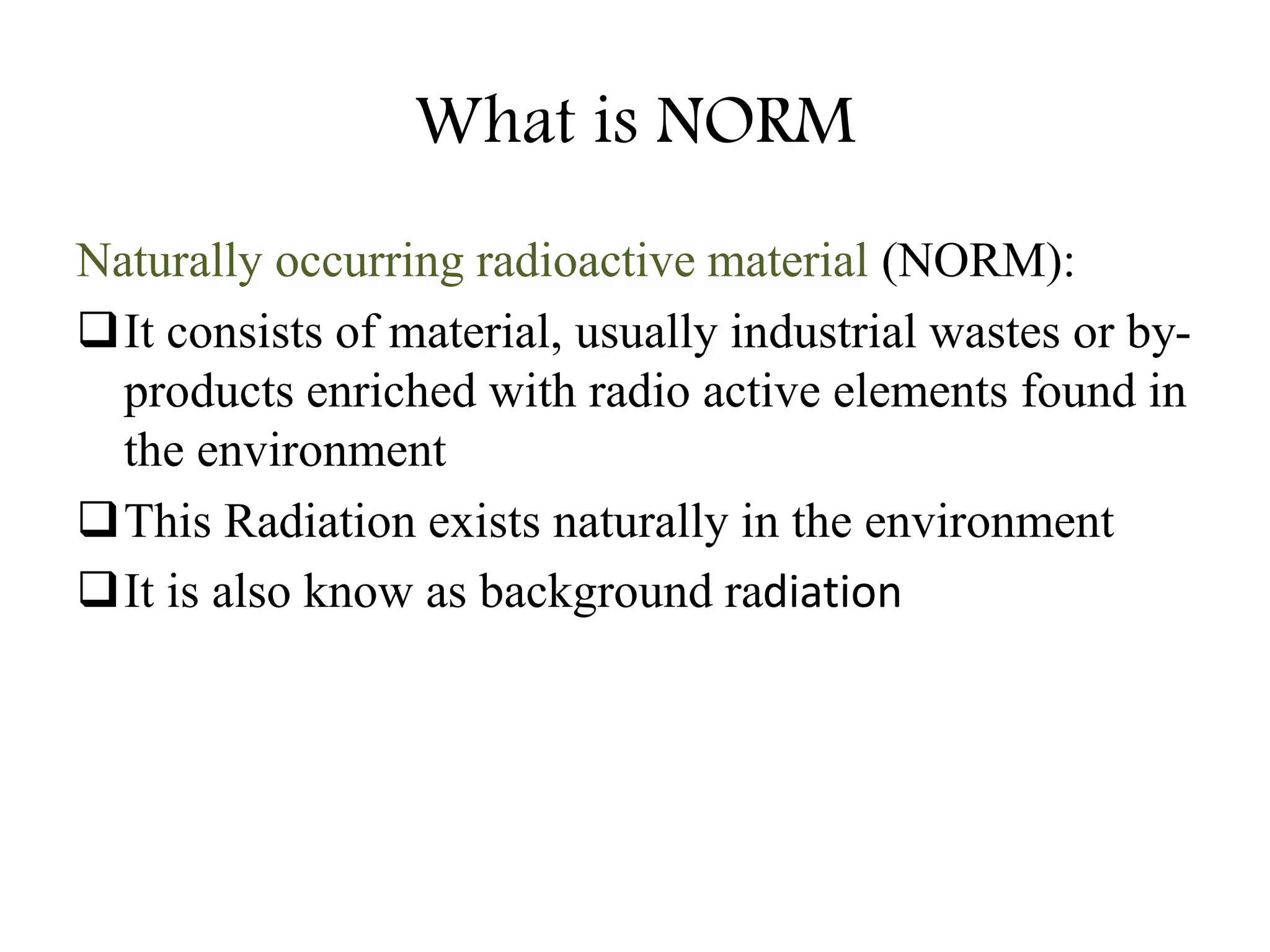 Natural occurring raio active material | PDF