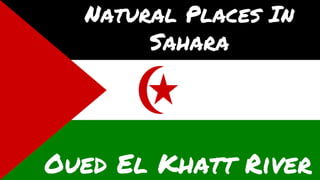 Natural Places In
Sahara
Oued El Khatt River
 