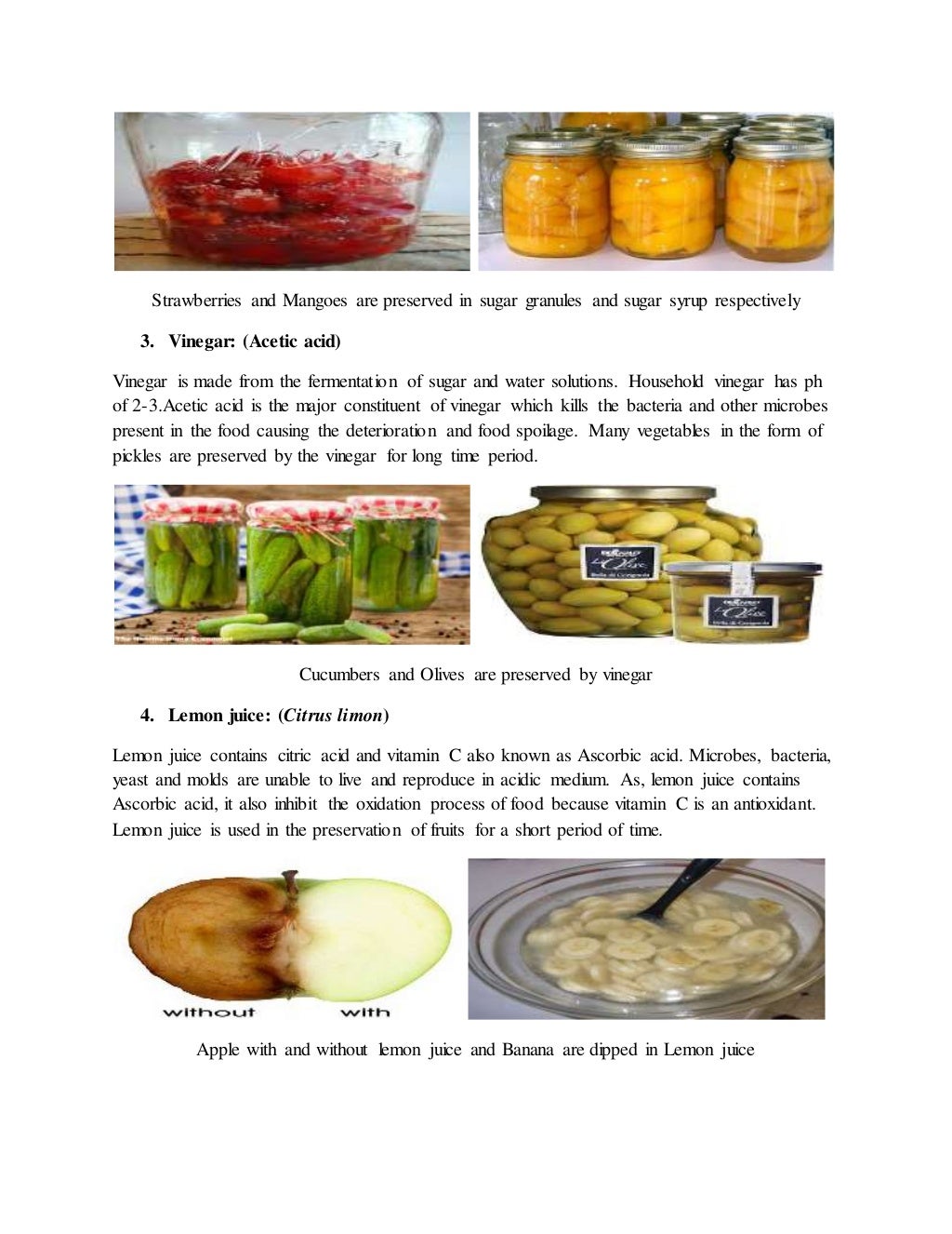 Natural preservatives