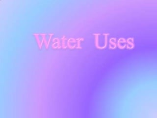 Water  Uses 