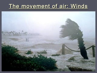 The movement of air: WindsThe movement of air: Winds
 