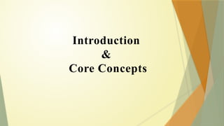 Introduction
&
Core Concepts
 