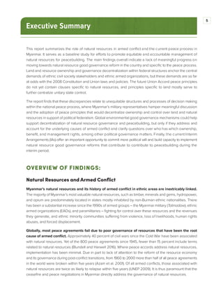 Natural Resource Governance Reform and the Peace Process in Myanmar | PDF