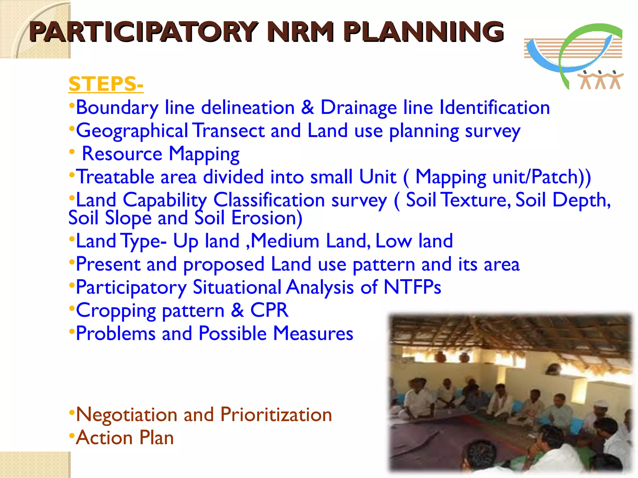Natural resource management planning in watersheds | PPT | Agriculture ...