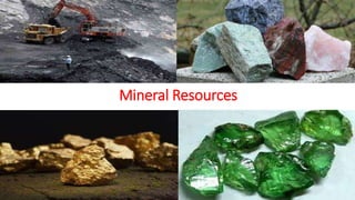 Mineral Resources
 