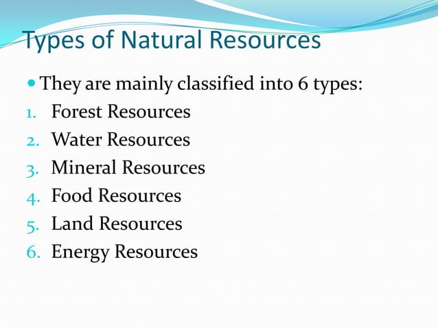 Natural resources | PDF