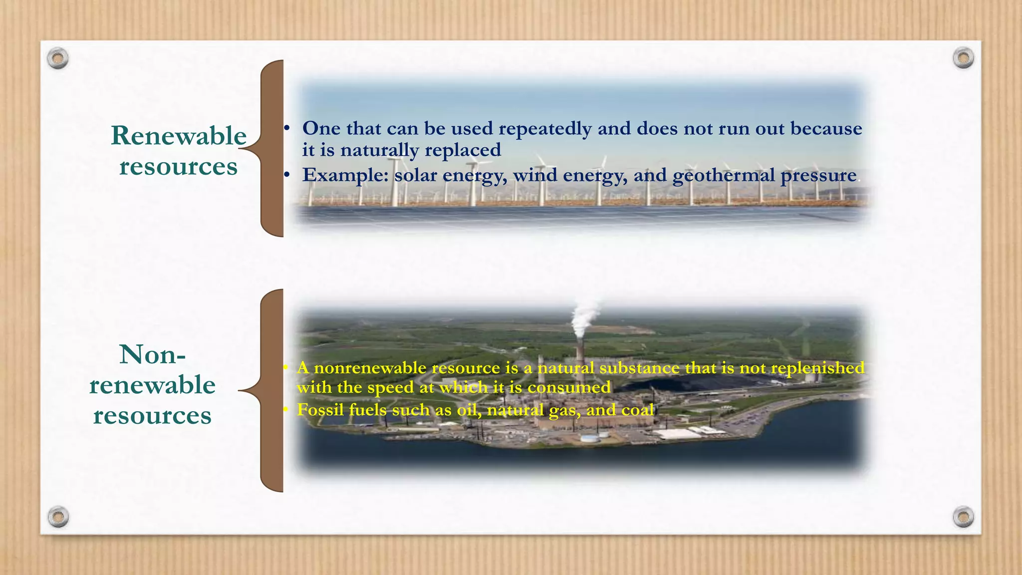 Natural resources | PPTX