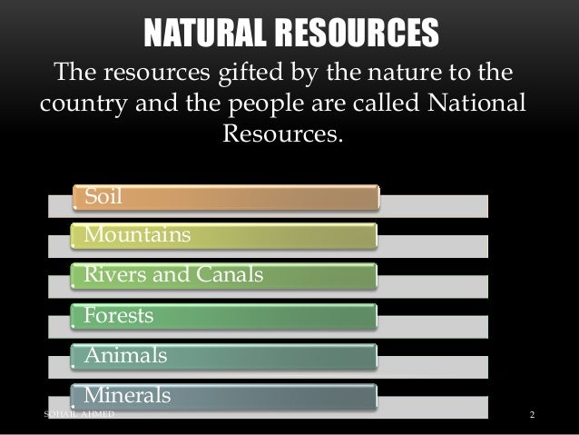 Natural Resources Slideshare Natural Resources Slideshare