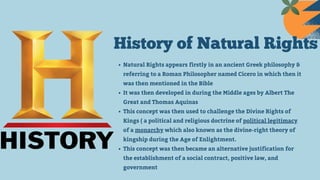 Presentation of Natural Rights in Modern Human Rights Theories | PDF