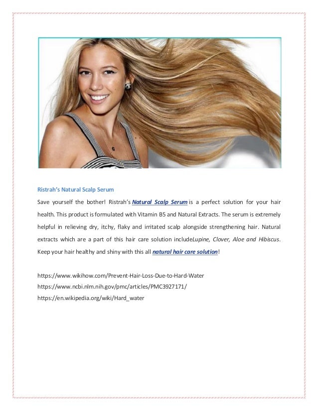 Great Important Solutions Of Hard Water On Healthy Hair Ristrah
