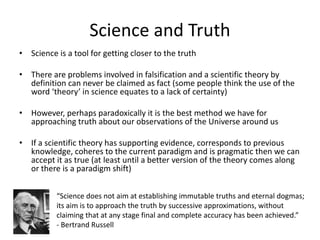 Truth Scientists Natural Science | PPTX
