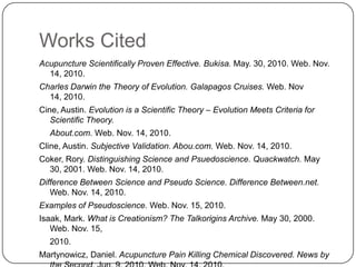 Ways of KnowingPseudoScienceScienceBothPerception- Language- Reason- Emotion 