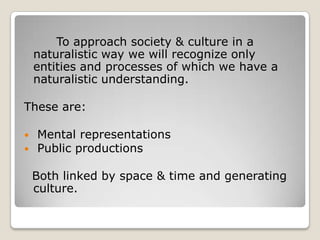 Natural Science Of Society And Culture | PPT