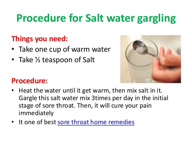 Best Natural Gargle For Sore Throat Best Natural Gargle For Sore Throat