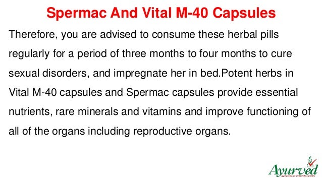 Natural cure for low sperm count