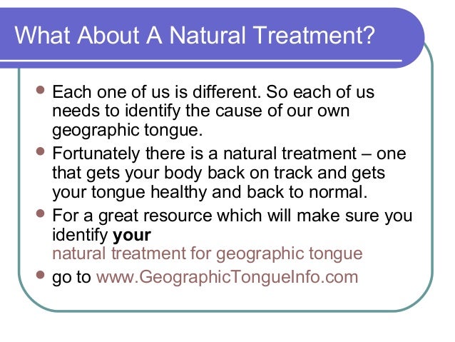 Geographic Tongue Treatment Natural Geographic Tongue Treatment Natural