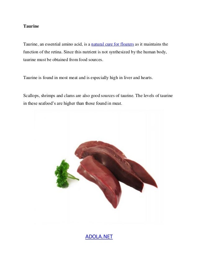 Natural treatments for eye floaters