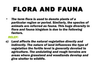 Natural vegetation and wild life | PPT