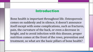 Natural ways to build healthy bones - health information | PPTX