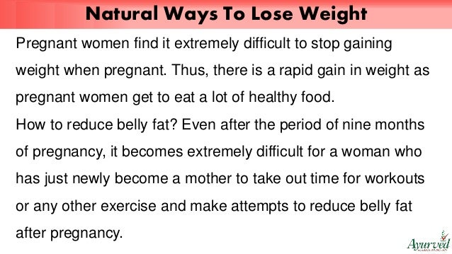 how to lose belly fat after pregnancy