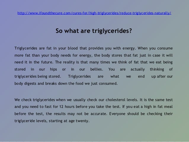Natural Ways To Lower Triglycerides Natural Ways To Lower Triglycerides