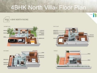 4BHK North Villa- Floor Plan
 