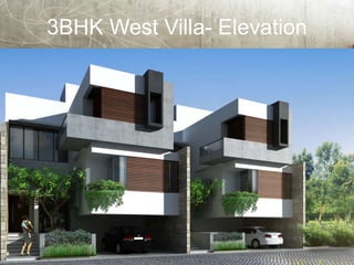 3BHK West Villa- Elevation
 