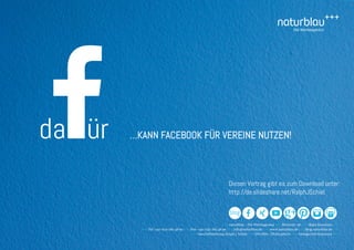 +++ naturblau – Die Werteagentur +++ Blarerstr. 56 +++ 78462 Konstanz +++
+++ Tel: +49-7531-282 48 90 +++ Fax: +49-7531-28...