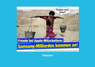 Quelle: http://www.titanic-magazin.de/postkarten.html?&card=16249&cHash=3a947f8a364c6a6424e7e9d8524351e2




                   Fallobst

                 naturblau +++ Werthaltige Marketingstrategien für Start Ups +++ TZK Vortragsreihe IMPULSE 2013 +++ 20.03.2013 +++ 45
 