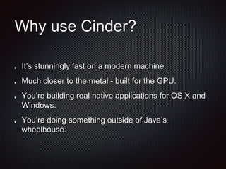 The Nature of Code via Cinder - Modeling the Natural World in C++ | PPTX