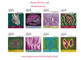 Nature Reviews (15)
        Clinical Sciences




www.nature.com/reviews/index.html
 