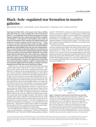0 0 M o n t h 2 0 1 7 | V O L 0 0 0 | N A T U R E | 1
Letter doi:10.1038/nature24999
Black-hole-regulated star formation i...
