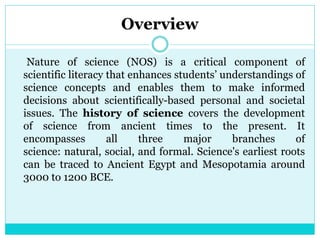NATURE AND HISTORY OF SCIENCE. SCIENCE AS A METHOD OF INQUIRY.pptx