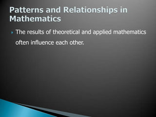 Nature and principles of teaching and learning math | PPTX