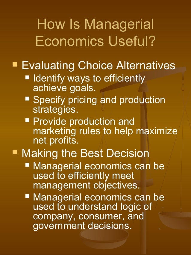 chapter 1 nature and scope of managerial economics Nature and scope of managerial economics how do managers make good decisions what pitfalls must be avoided when are the characteristics of a market, a line of. chapter 1 nature and scope of managerial economics Nature and scope of managerial economics how do managers make good decisions what pitfalls must be avoided when are the characteristics of a market, a line of.