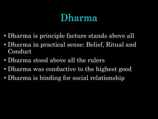 Dharma Ruler Nature and Scope of the States | PDF