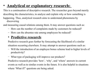 types of analysis in research - eleanorrillowolf... Nature and types of research | PPT