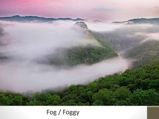 Fog / Foggy
 