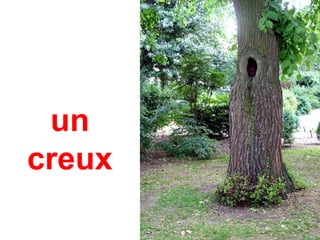 un
creux
 