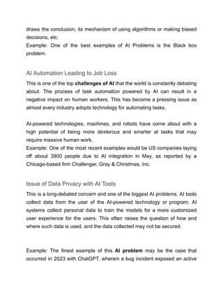 Challenges of Artificial intelligence | PDF