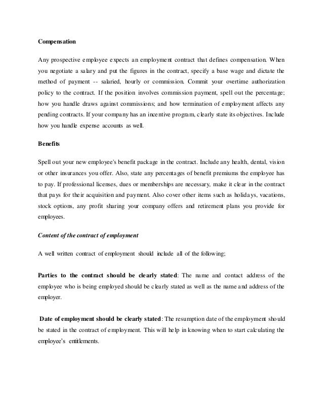 contract for commission based employment rome fontanacountryinn com contract for commission based employment