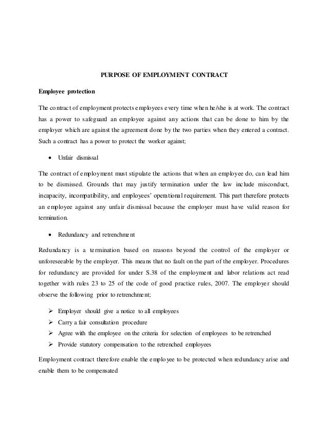 contract of employment