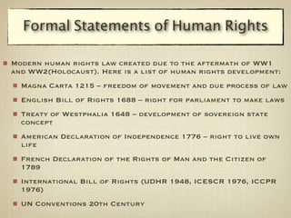 Human Rights Ww2 Nature of Human Rights | PDF