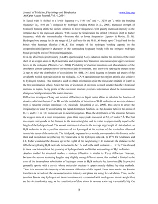 Nature of hydrogen bonds in liquids and crystals | PDF