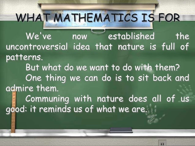 Nature of Math. This is an exploration of Mathematics | PPT