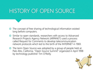 Nature of open source | PPT