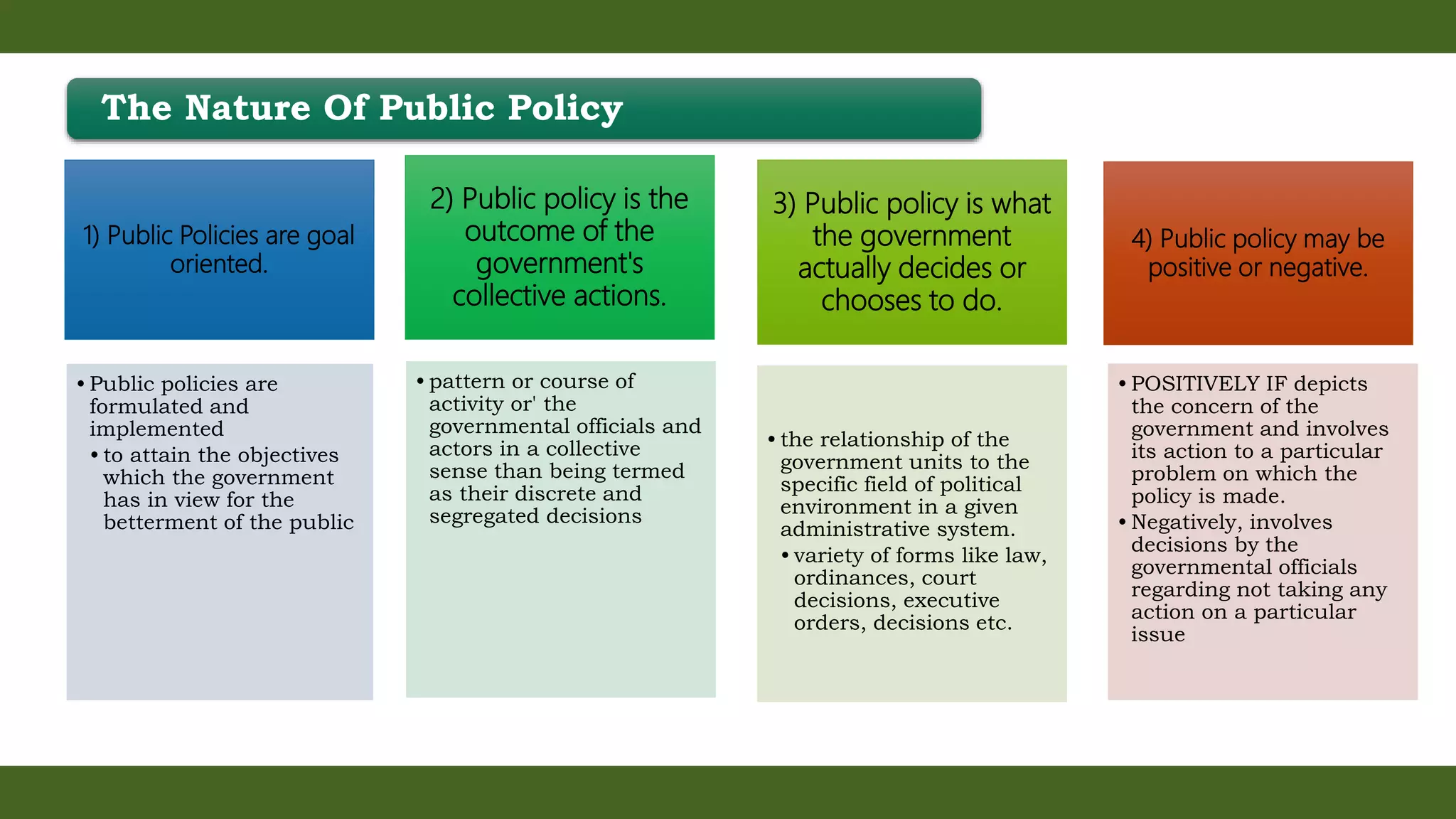 Policy Collective Nature of Public policy | PPTX