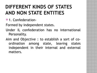 Non State Example Picture Nature of State, its Kinds and Non State Entities | PPTX